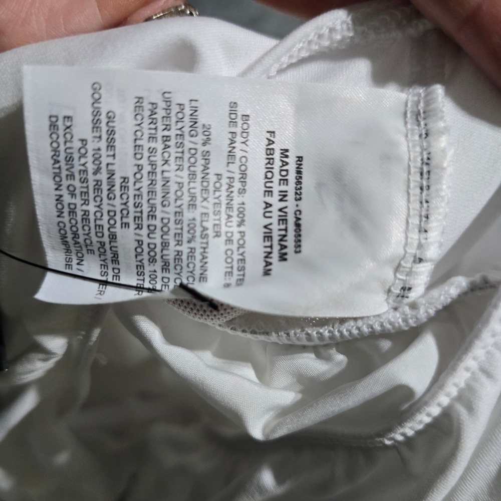 Nike Running Shorts Womens Size M White Dri-FIT Tempo AJ4713-100 - Picture 6 of 7